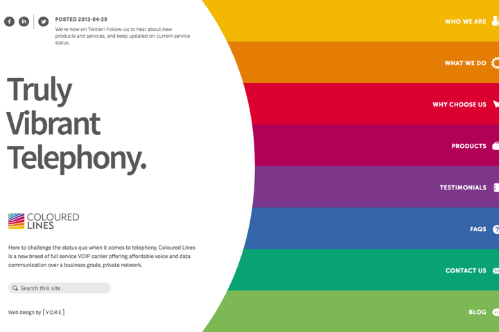 Coloured Lines